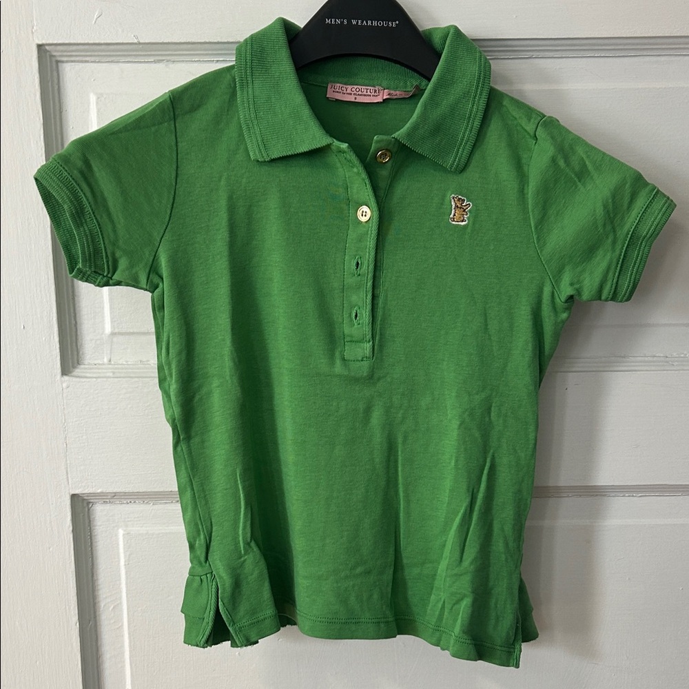 Green vintage 2000’s Juicy Polo Kids Shirt